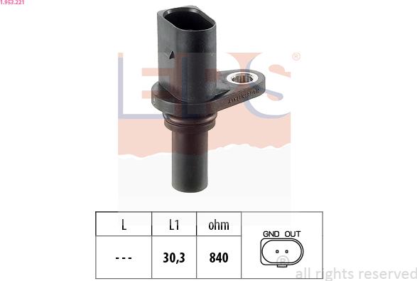 EPS 1.953.221 - RPM Sensor of AT, automatic transmission car-mod.net
