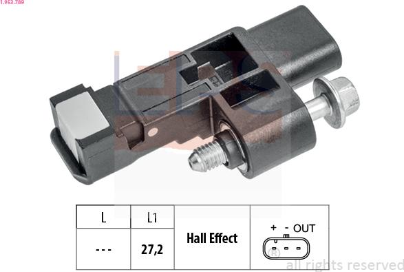 EPS 1.953.789 - Crankshaft position sensor, RPM car-mod.net