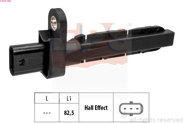 EPS 1.953.783 - Crankshaft position sensor, RPM car-mod.net
