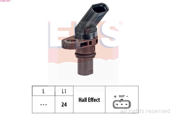 EPS 1.953.773 - Sensor, RPM car-mod.net