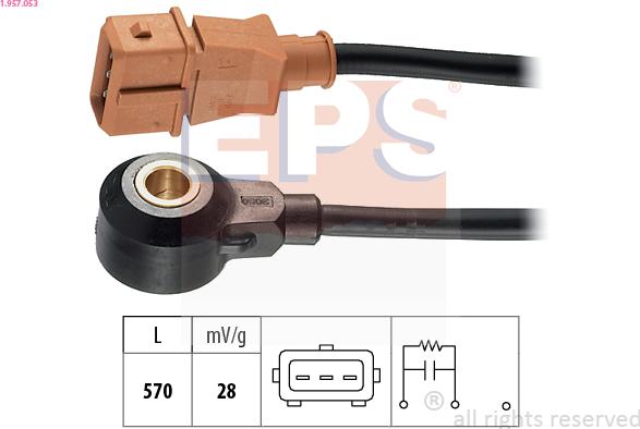 EPS 1.957.053 - Knock Sensor car-mod.net