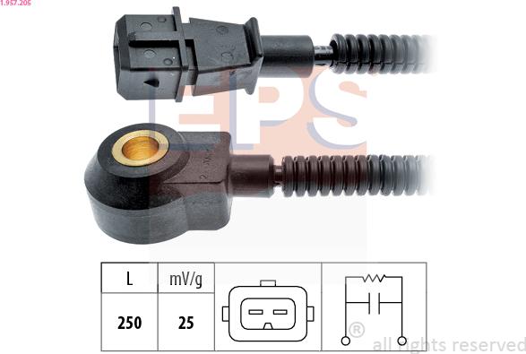 EPS 1.957.205 - Knock Sensor car-mod.net