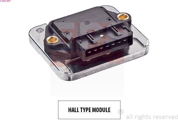 EPS 1.965.007 - Switch Unit, ignition system car-mod.net