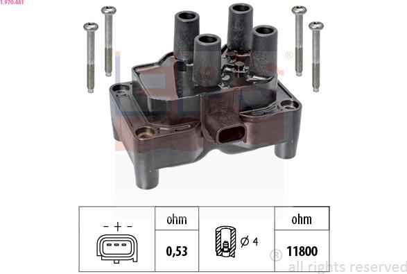 EPS 1.970.481 - Ignition Coil car-mod.net