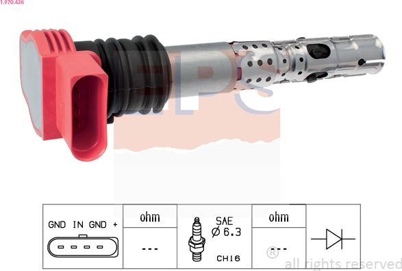 EPS 1.970.436 - Ignition Coil car-mod.net