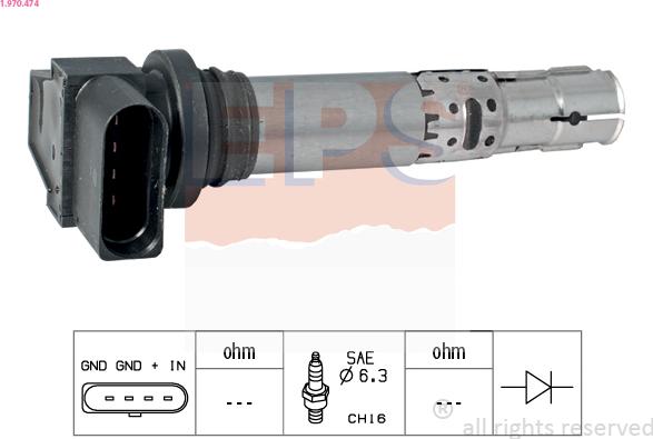 EPS 1.970.474 - Ignition Coil car-mod.net