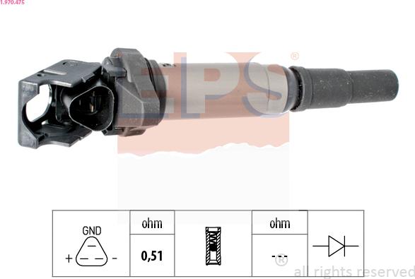 EPS 1.970.475 - Ignition Coil car-mod.net