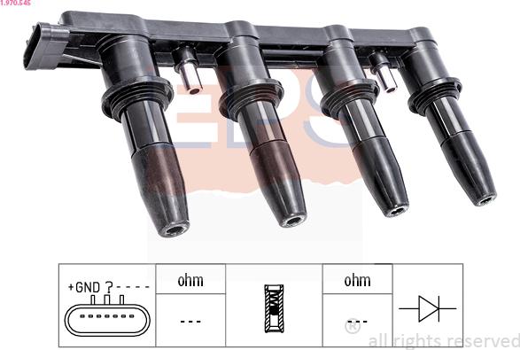 EPS 1.970.545 - Ignition Coil car-mod.net