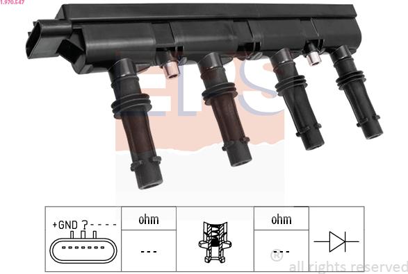 EPS 1.970.547 - Ignition Coil car-mod.net