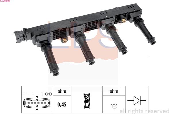EPS 1.970.507 - Ignition Coil car-mod.net
