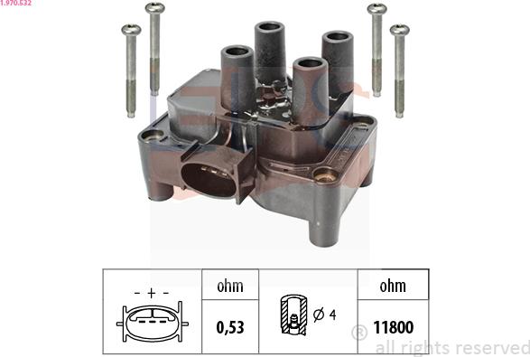EPS 1.970.532 - Ignition Coil car-mod.net