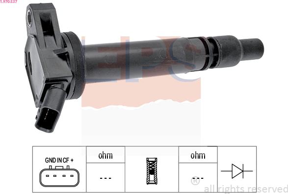 EPS 1.970.537 - Ignition Coil car-mod.net