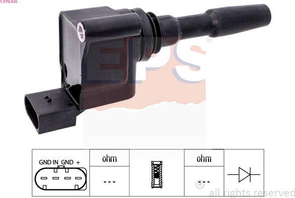 EPS 1.970.635 - Ignition Coil car-mod.net