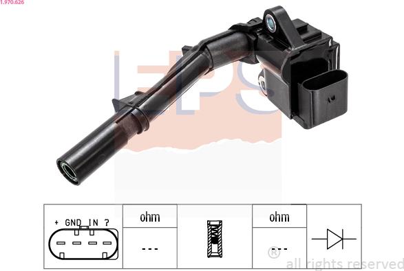 EPS 1.970.626 - Ignition Coil car-mod.net