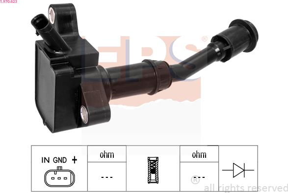 EPS 1.970.623 - Ignition Coil car-mod.net
