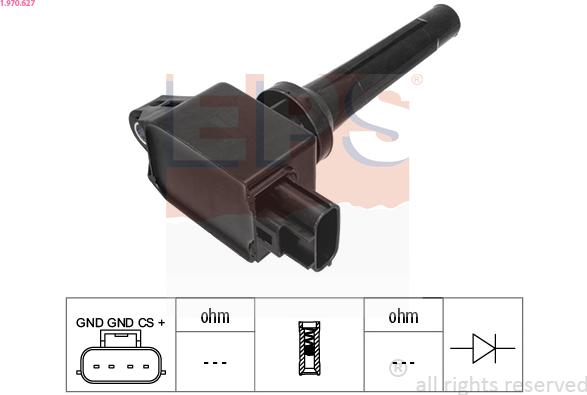 EPS 1.970.627 - Ignition Coil car-mod.net