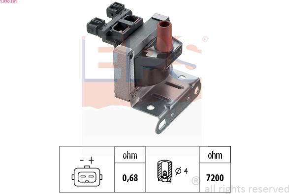 EPS 1.970.191 - Ignition Coil car-mod.net