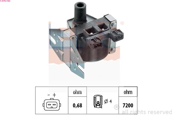 EPS 1.970.192 - Ignition Coil car-mod.net