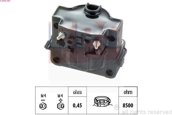 EPS 1.970.197 - Ignition Coil car-mod.net