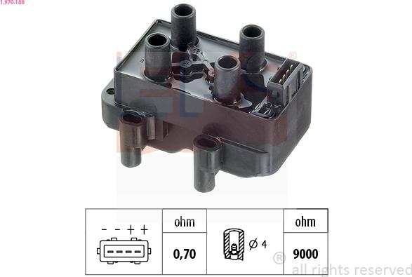 EPS 1.970.188 - Ignition Coil car-mod.net