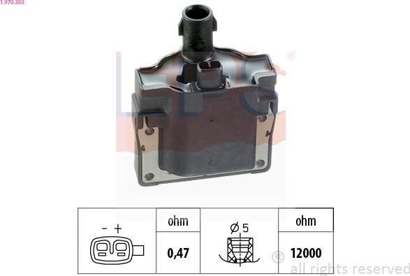EPS 1.970.203 - Ignition Coil car-mod.net