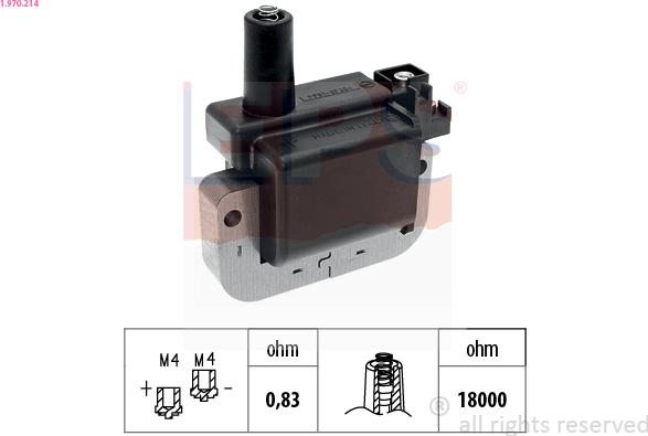 EPS 1.970.214 - Ignition Coil car-mod.net