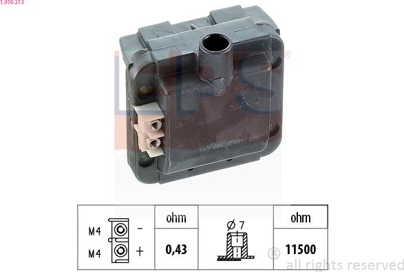 EPS 1.970.213 - Ignition Coil car-mod.net