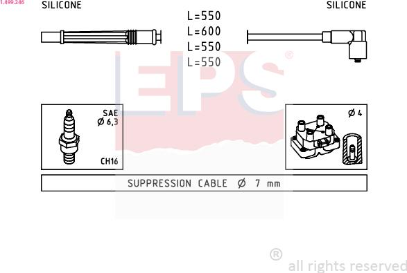 EPS 1.499.246 - Ignition Cable Kit car-mod.net