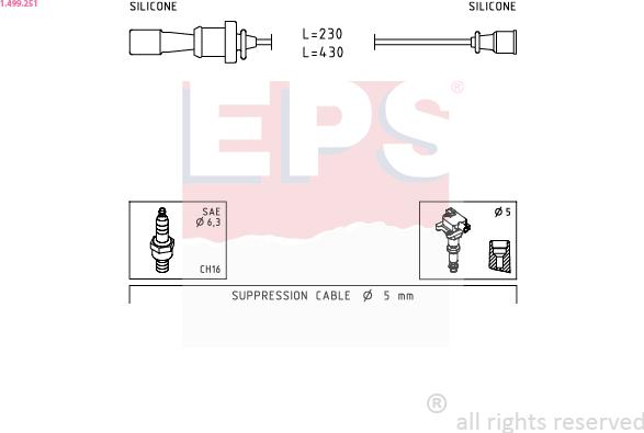 EPS 1.499.251 - Ignition Cable Kit car-mod.net