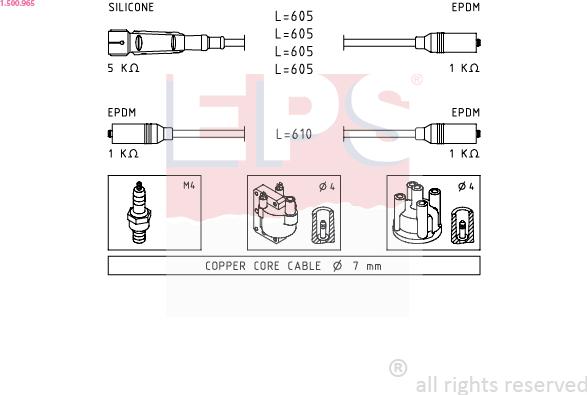 EPS 1.500.965 - Ignition Cable Kit car-mod.net
