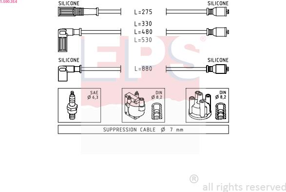 EPS 1.500.354 - Ignition Cable Kit car-mod.net