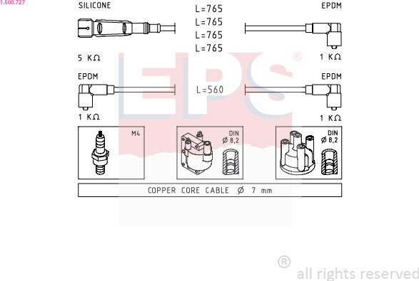 EPS 1.500.727 - Ignition Cable Kit car-mod.net