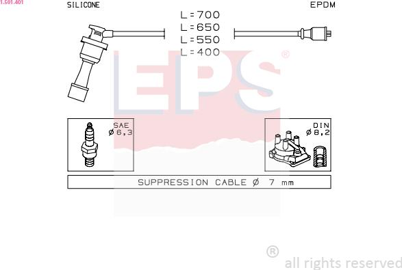 EPS 1.501.401 - Ignition Cable Kit car-mod.net