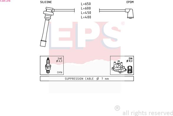 EPS 1.501.278 - Ignition Cable Kit car-mod.net