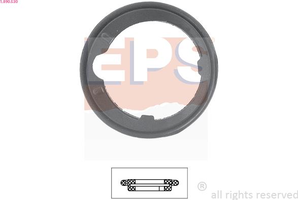 EPS 1.890.530 - Gasket, thermostat car-mod.net