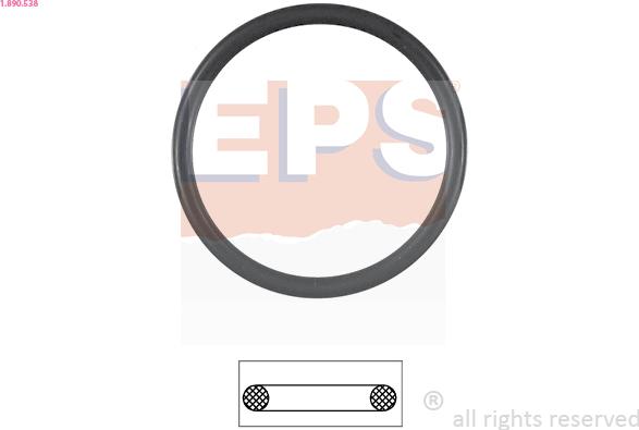 EPS 1.890.538 - Gasket, thermostat car-mod.net
