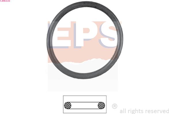 EPS 1.890.533 - Gasket, thermostat car-mod.net