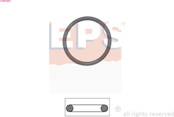 EPS 1.890.660 - Gasket, thermostat car-mod.net