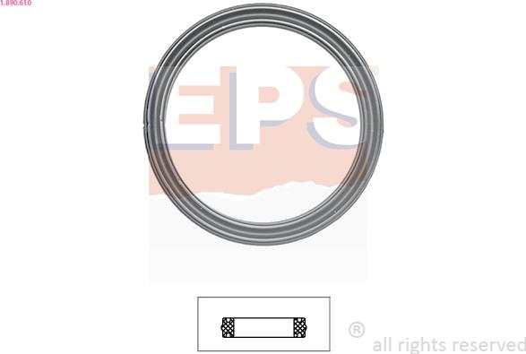 EPS 1.890.610 - Gasket, thermostat car-mod.net