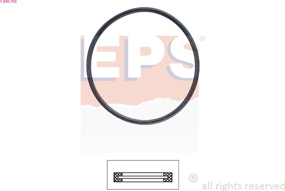 EPS 1.890.705 - Gasket, thermostat car-mod.net