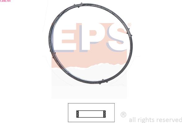 EPS 1.890.701 - Gasket, thermostat car-mod.net
