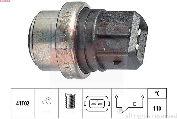 EPS 1.840.095 - Coolant temperature Sensor car-mod.net