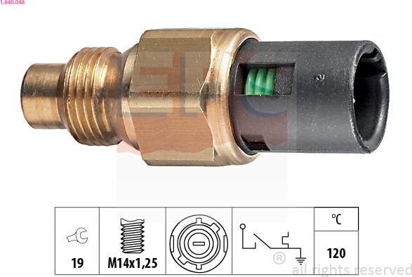 EPS 1.840.048 - Coolant temperature Sensor car-mod.net