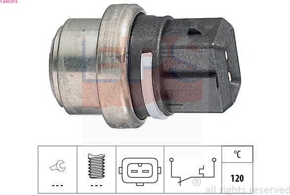 EPS 1.840.074 - Coolant temperature Sensor car-mod.net