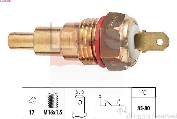 EPS 1.850.068 - Temperature Switch, radiator / air conditioner fan car-mod.net
