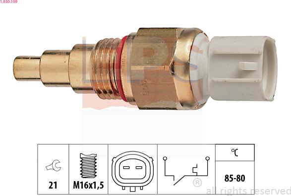 EPS 1.850.109 - Temperature Switch, radiator / air conditioner fan car-mod.net
