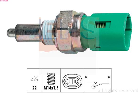 EPS 1.860.096 - Reverse light Switch car-mod.net