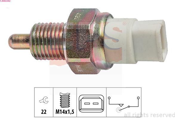 EPS 1.860.042 - Reverse light Switch car-mod.net