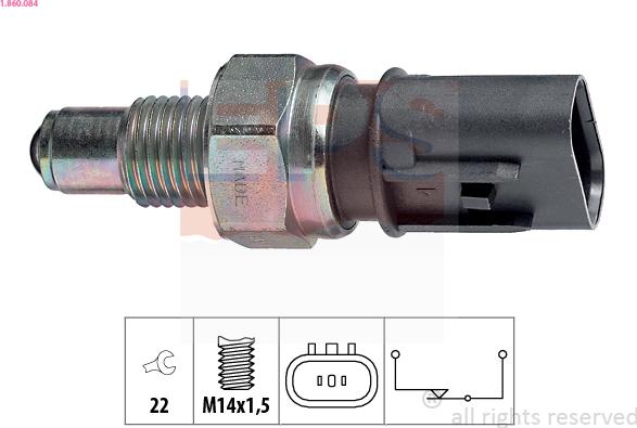 EPS 1.860.084 - Reverse light Switch car-mod.net