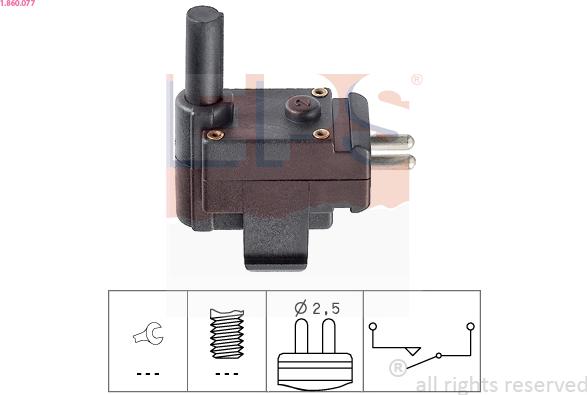 EPS 1.860.077 - Reverse light Switch car-mod.net